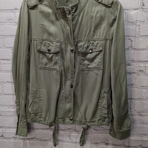 Staccato Olive Utility Jacket with Pockets
